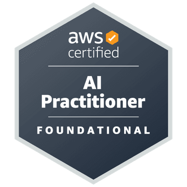AWS Certified AI Practitioner certification badge