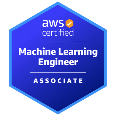 AWS Certified Machine Learning Engineer – Associate certification badge