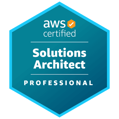 AWS Certified Solutions Architect – Professional certification badge