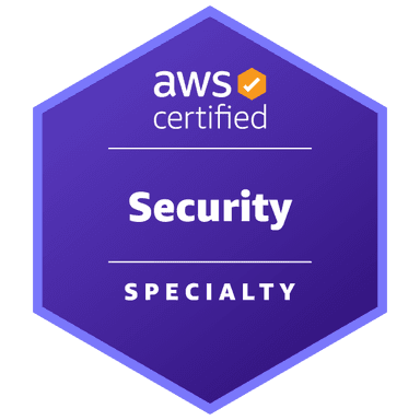 AWS Certified Security – Specialty certification badge