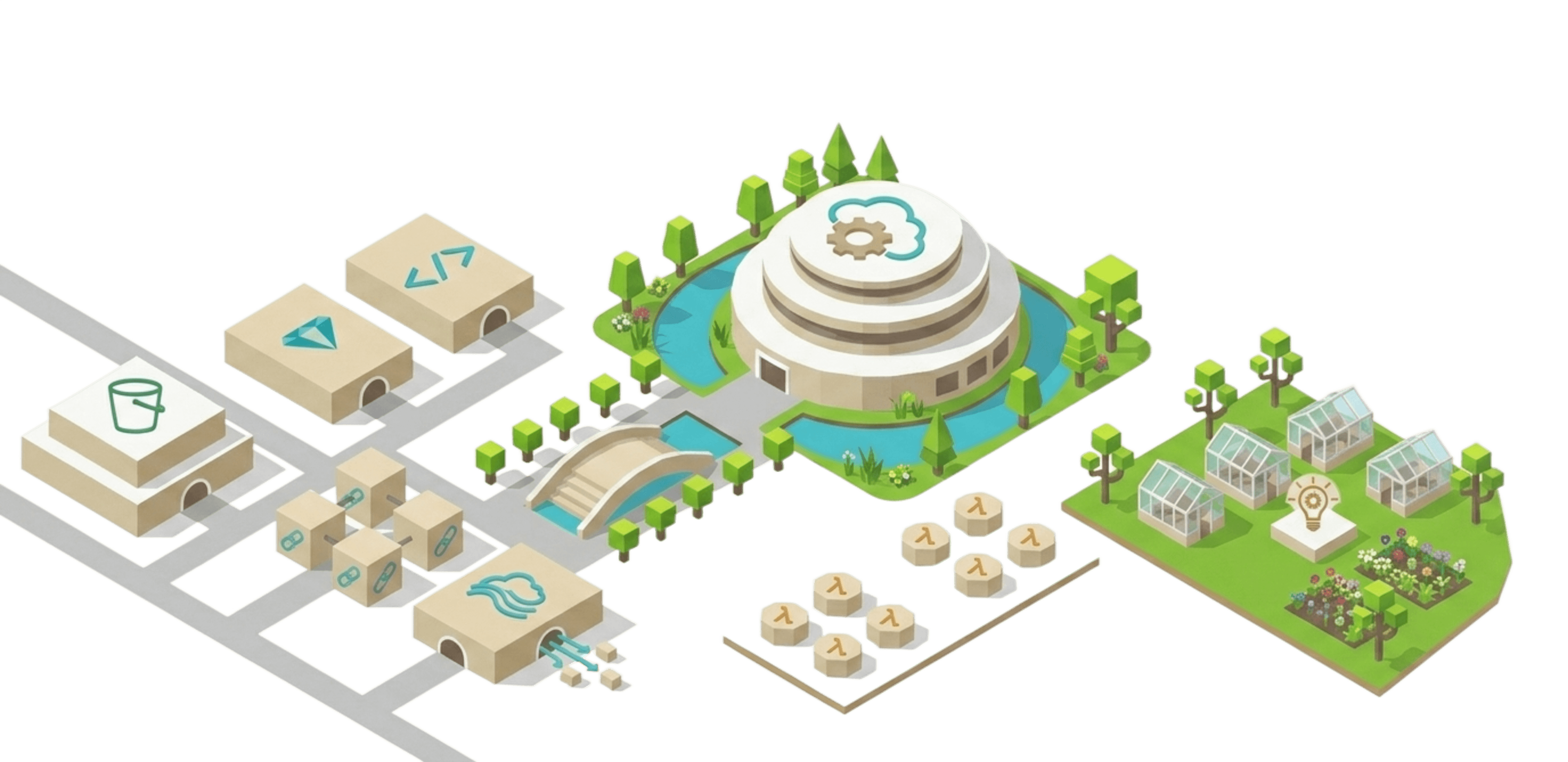 Image showing cloud learning campus